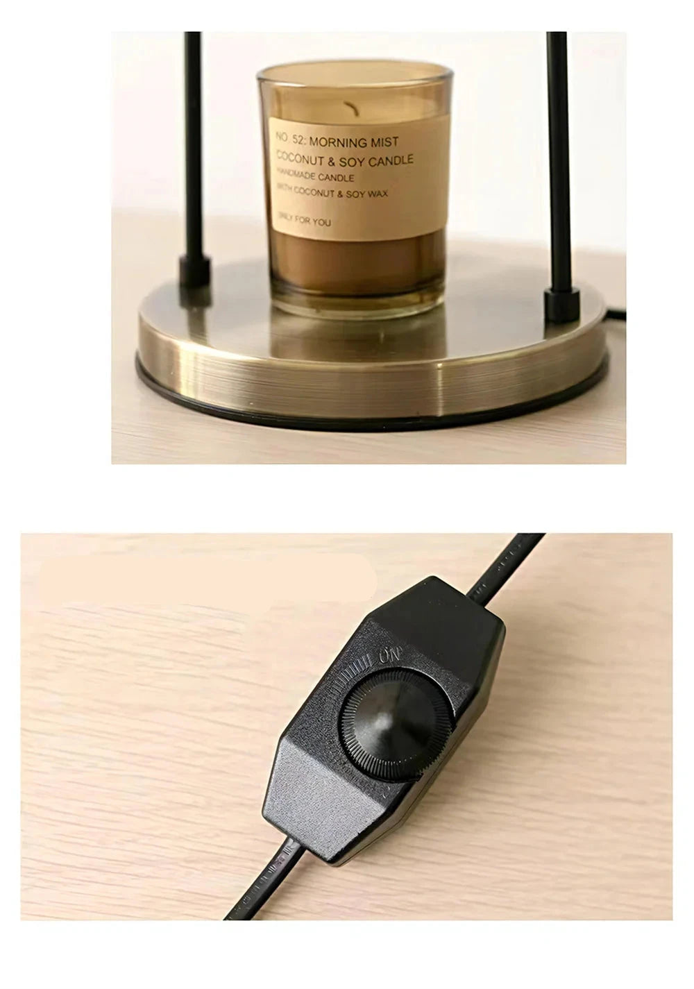 Lampe chauffe-bougie Aura Nordique