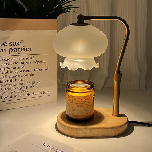 Lampe chauffe-bougie "Matin à Florence"